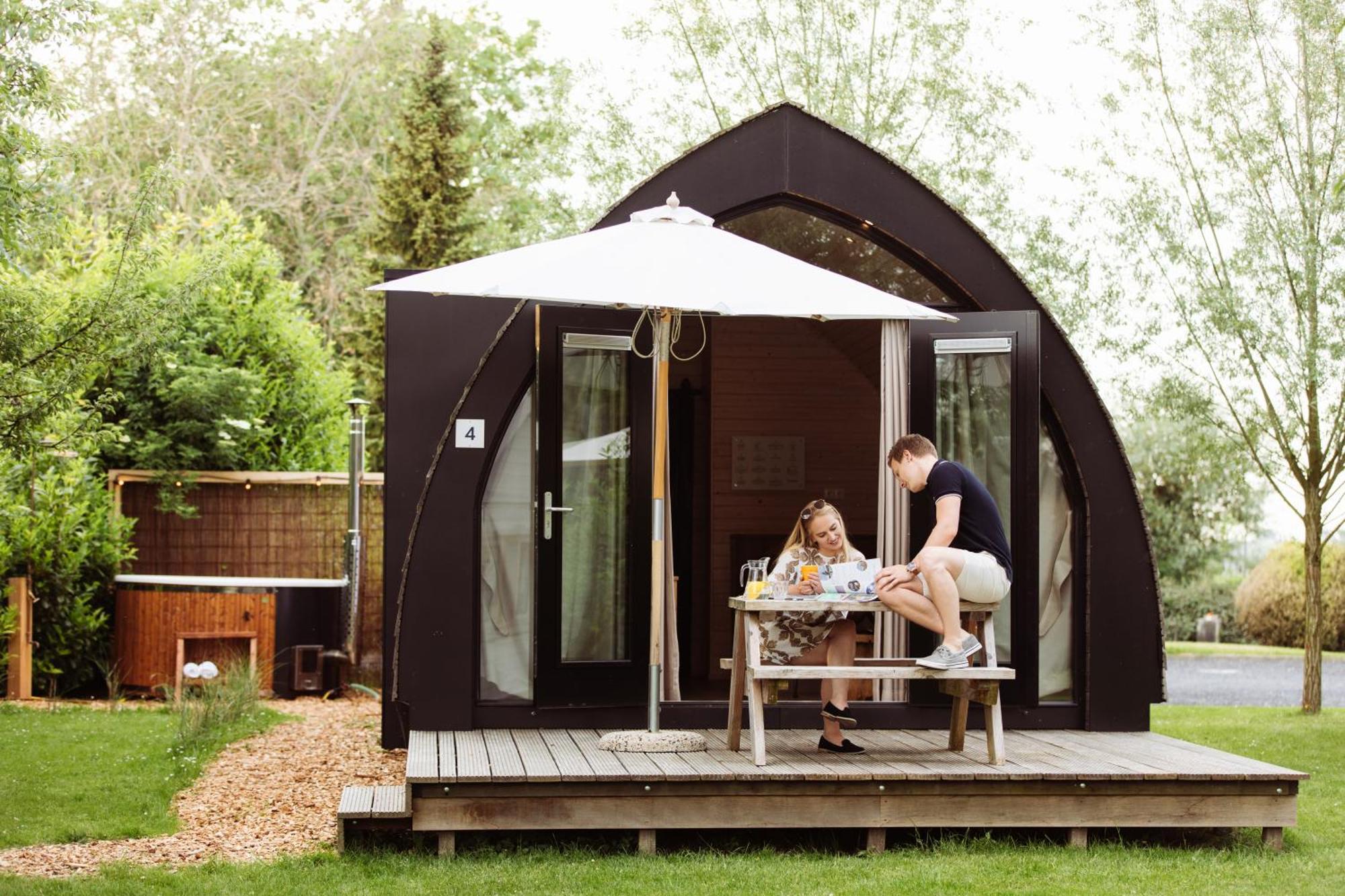 Pod Huisje Met Hottub Dokkum Luaran gambar